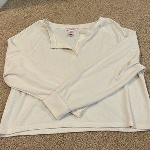 Victoria Secret long sleeve henley shirt